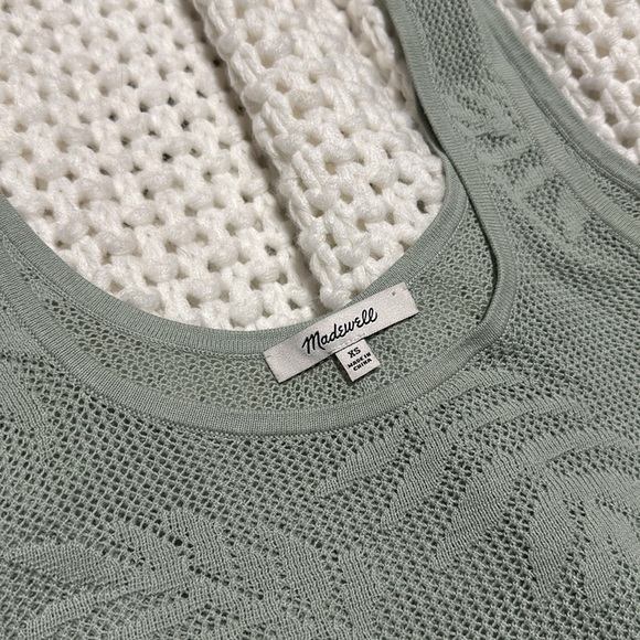 Madewell Cropped Sweater Palm Tank - Picture 2 of 5